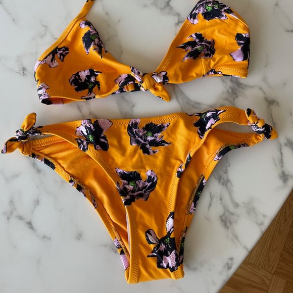 Super Flattering Proenza Schouler Bikini - Zinnia Medium - Picture 1 of 11